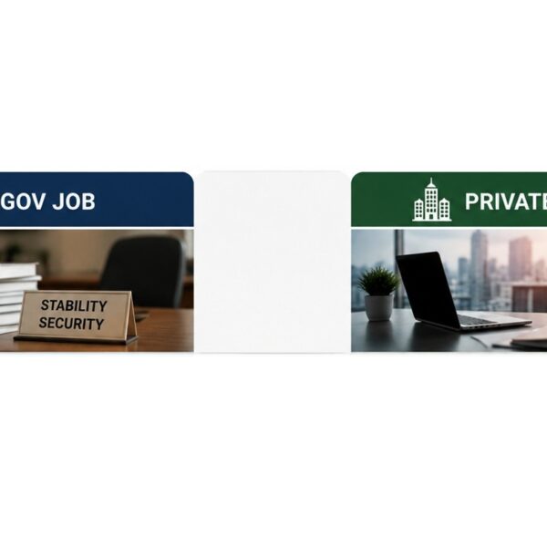 gov job vs private job